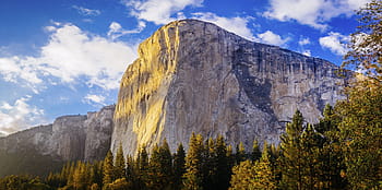 de kapitein, yosemite, dag, natuur, landschap, berg-, reizen, avontuur, wolken, hemel, groen