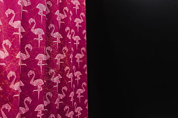 kain flamingo merah muda, Flamingo Merah Muda, Kain, merah muda, bahan, flamingo, latar belakang, pola, merah, abstrak, tidak ada orang
