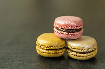 shot, mini macaroons, chocolate centre, centre., captured, canon 6, 6d, Closeup, mini, macaroons, chocolate