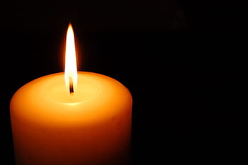 žlutá svíčka, svíčka, světlo, oheň, plamen, temný, noc, požár - přírodní jev, hořící, vosk, světlo svíček