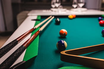 hijau, meja, biliar, bola bilyar, meja hijau, tidak ada, waktu, hobi, bola, permainan, billard