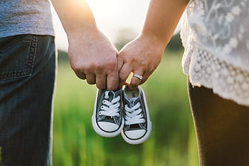 baby, shoes, family, father, dad, mother, mom, people, hands, ring