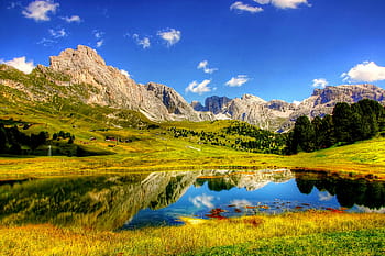 fotografi lanskap, pegunungan, dolomit, Italia, tyrol selatan, alam, val gardena, lanskap, hiking, alm, alpine