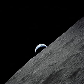view, earth, moon, rise, surface, space, iss, space station, international, cosmos, globe