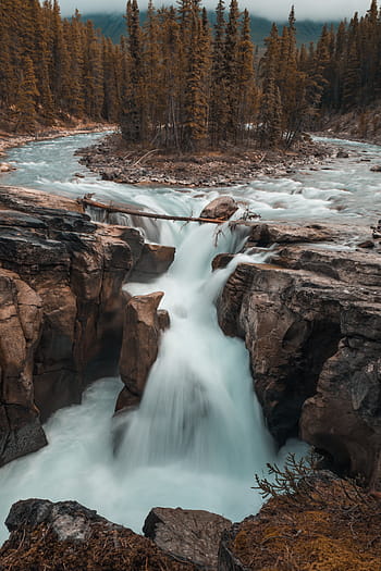 časosběrné fotografie, vodopád, Příroda, voda, řeka, jezero, cestovat, dobrodružství, Skála, kámen, stromy