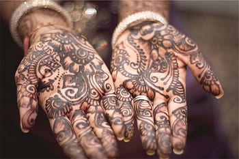 henna, tattoos, hands