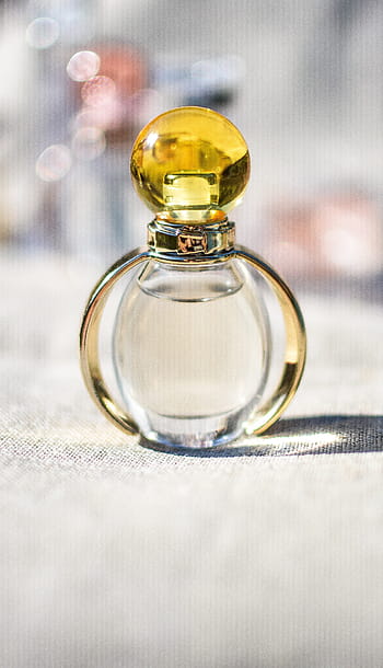 giallo, bottiglia di profumo di vetro, bicchiere, bottiglia di profumo, bottiglia, profumo, aroma, odore, fragranza, spray, lusso