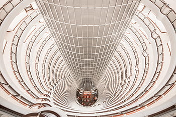 interior, architectural, high-rise, building atrium, photography, white, tower, architecture, building, infrastructure, indoors