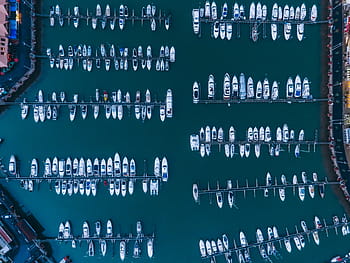 top, view, yachts, aerial, boat, water, top view, river, roof, city, urban