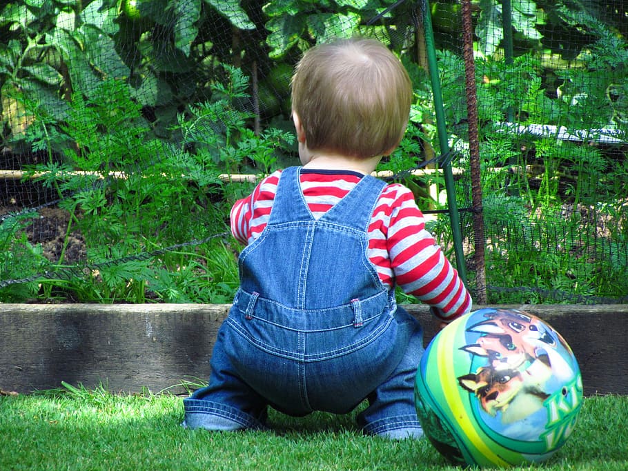 Play, Explore, Football, Ball, kid, football, ball, summer, child, childhood, cute, striped