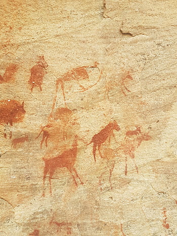 rock art, painting, africa, ancient, rock, stone, bushman, old