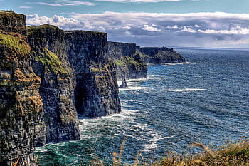 útes moher, útes, Irsko, krajina, moře, útesy, Skála, Moher, irština, oceán, atlantický