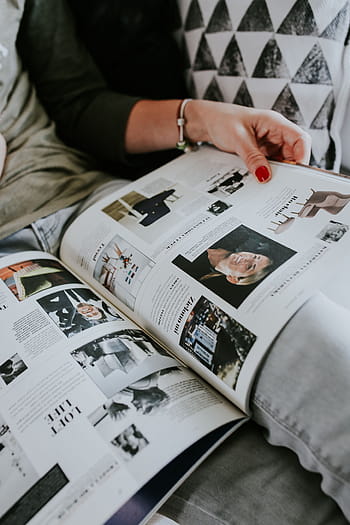 leer, revista, mujer, revistas, tiempo, estilo de vida, interiores, personas, negocios, mano humana, solo adultos