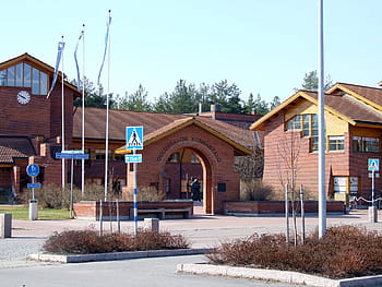 town hall, Oulunsalo, Finland, photos, government, house, public domain, building Exterior, uSA, built Structure, small Town America
