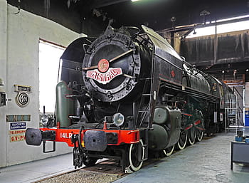 parní lokomotiva, muzeum, sncf, francouzská státní železnice, americká konstrukce, období po válce, zweizylidermaschine, box poken kola, železnice, historicky, nostalgie
