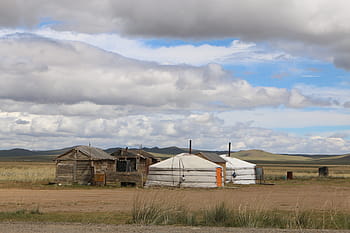 mongolia, yurt, steppe, live, landscape, nomads, tent, residential structure, nomadic life, nature, home