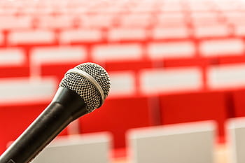 closeup, photography, black, microphone, lecture, entry, sound, question, room, lecture hall, assembly hall
