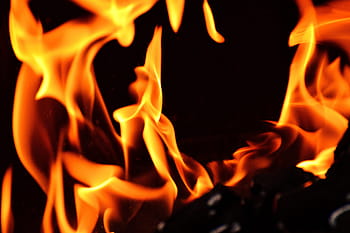 macro photography, flame, fire, carbon, charcoal, hot, embers, barbecue, glow, heat, burn