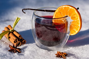 inverno, la neve, freddo, tee, vino, vin brulè, spezie, cannella, bastoncini di cannella, anice, anice stellato