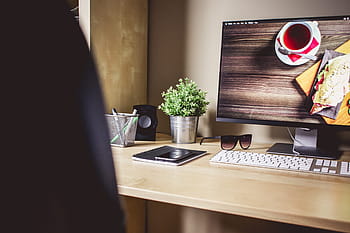 perancang rumah kantor, perancang, rumah kantor, buku, bisnis, meja, buku harian, bunga, iphone, keyboard, ponsel