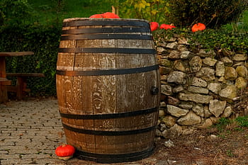 brown, black, wooden, barrel, wine barrel, wooden barrels, wine, keller, cellar, wine storage, red wine