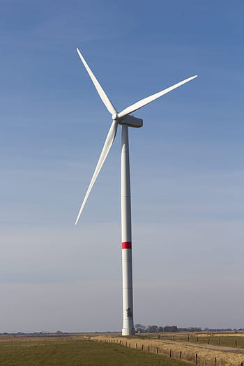 bílý, větrný mlýn, pole, během dne, větrník, síla větru, energie, windräder, environmentální technologie, proud, větrná energie