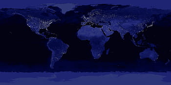 mapa světa, noc, světla města, Země, svět, osvětlení, zeměkoule, globální, kontinentech, mapa, zeměpis