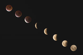 Mond Illustration, Mond, dunkel, Nacht-, Himmel, Platz, Hintergründe, Astronomie, abstrakt, Kreis
