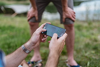 tecnologia, telefone, celular, homem, menino, diversão, jogar, smartphone, telefone celular, jogo, videogame