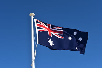 vlajka Austrálie, Austrálie, vlajka, nebe, pól, stožár, symbol, země, patriotismus, vítr, vlastenec