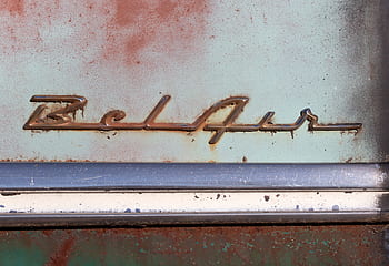 Vintage, mobil, bel air, pengejaran, lambang, lencana, antik, klasik, mobil otot, mobil balap, otomotif