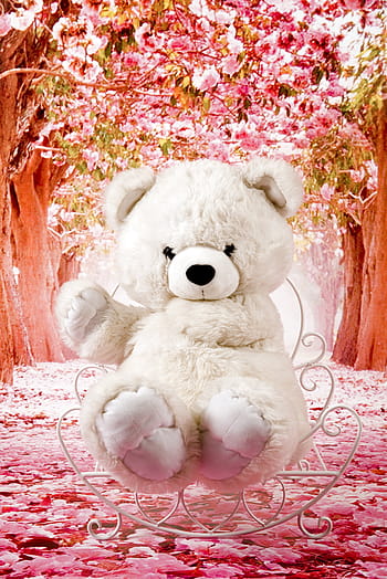 plush, toy, sitting, studio, the mascot, plush mascot, teddy Bear, bear, cute, childhood, love