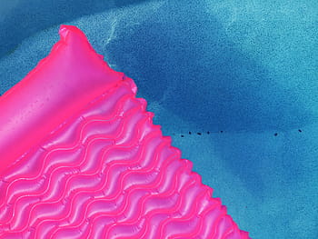Rosa, aufblasbarer Pool, schweben, Innerhalb, schwimmen, Schwimmbad, Bett, Blau, Rettungsring, Urlaub, rot