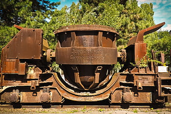 brown junkerather machine, architecture, industry, factory building, building, metal, break up, ruins, industrial heritage, factory, industrial architecture
