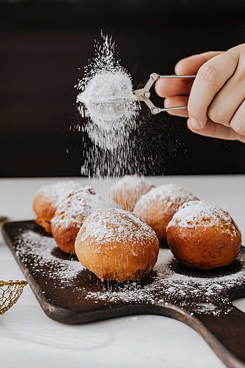 polaco, rosquillas, paczki, tradicional, tradición, Polonia, azúcar, polvo, en polvo, gordo jueves, dulce