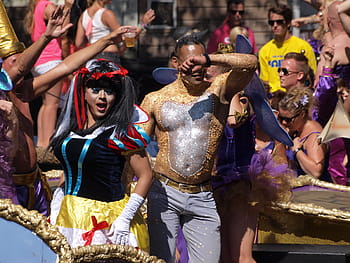 gay Pride, amsterdam, persone, colorato, vestito, Olanda, omosessuale, stile di vita, omosessualità, dimostrazione