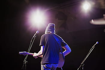 koncert, etapa, show, pozornosti, světla, chlap, muž, lidé, hudba, hudebník, kapela