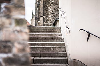 escaleras de la ciudad vieja, ciudad vieja, escaleras, arquitectura, castillo, iglesia, ciudad, viejo, calles, escalera, pasos