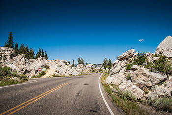 道路、 岩、 bestamericanroadtrip、 空、 旅行、 アメリカ、 風景、 自然、 山、 青、 屋外