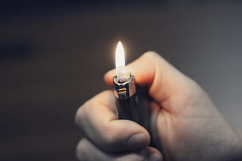 lighter, fire, flame, hands