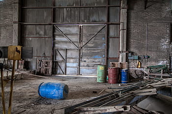 fotografování skladů, kovové dveře, zničení, opuštěné továrny, dutý, rezavý, rez, průmysl, opuštěný, průmyslový, zlomený