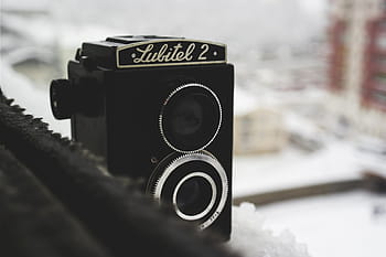 rettangolare, nero, macchina fotografica d'argento, Lubitel, telecamera, lente, fotografia, Russia, Prodotto, lomography, vecchio stile