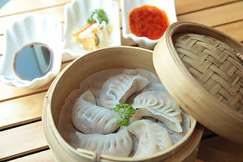 buğulama, dimsum, yuvarlak, kahverengi, gemi, Çin Mutfağı, Çince, Gıda, mutfak, yemek, meyveli börek