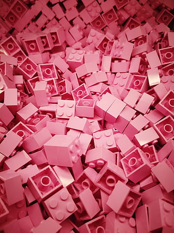 Lego, rosa, costruzioni, blocchi, giocattoli