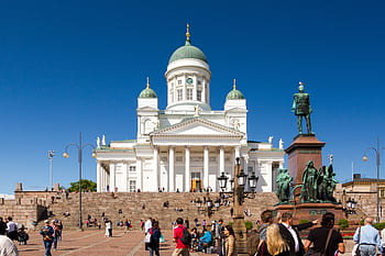 helsinki, dom, church, finland, summer, places of interest, tourists, architecture