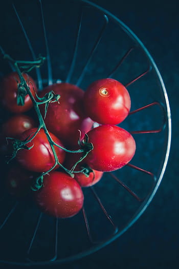 pomodori rossi, natura, frutta, rosso, pomodori, le foglie, verde, ciotola, cibo, freschezza, maturo