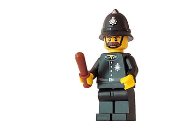 policejní muž mini obrázek, policie, lego, policista, zákon, vynucení, vymáhání práva, důstojník, policajt, měď, policejní důstojník