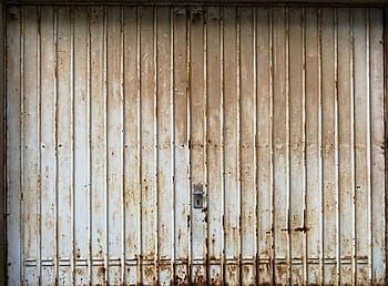garage door, goal, metal gate, grunge, weathered, profile sheet, old, old gate, run down, stainless, flaked off