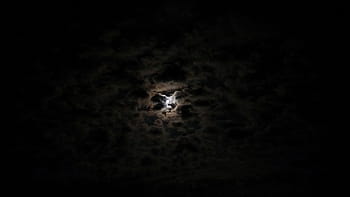 Natur, Dunkelheit, Nacht-, Mond, dunkel, Himmel, düster