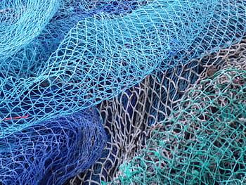 blue fish net, net, fishing, fisherman, port, sea, trawler, blue, water, colors, ocean